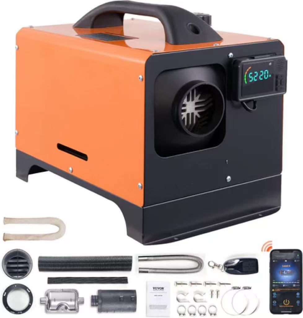 💥Last day special price $42.97- 8KW Diesel Heater All in One, Diesel Air Heater with Bluetooth App Control