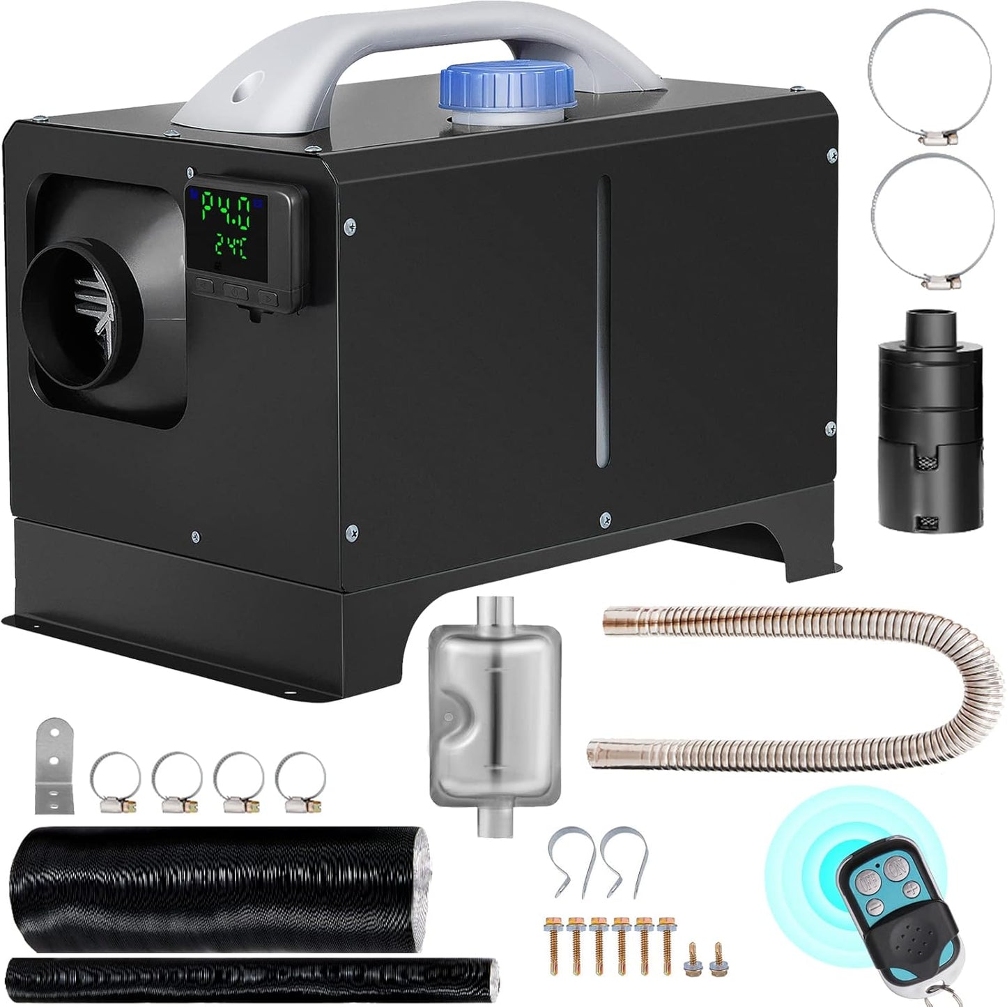 💥Last day special price $42.97- 8KW Diesel Heater All in One, Diesel Air Heater with Bluetooth App Control