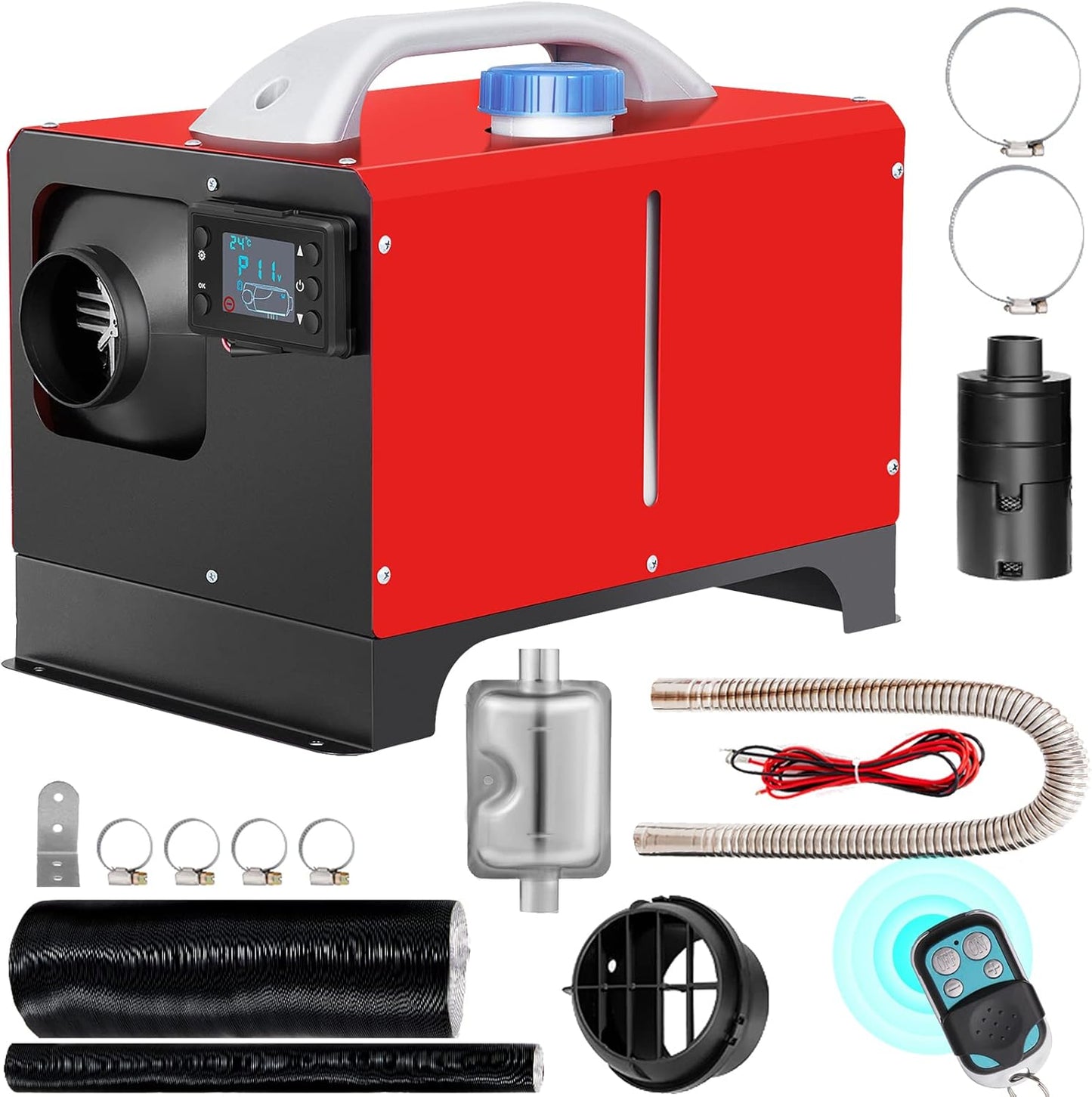 💥Last day special price $42.97- 8KW Diesel Heater All in One, Diesel Air Heater with Bluetooth App Control