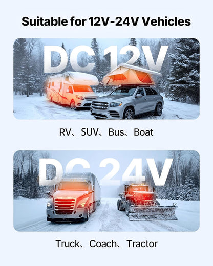 💥Last day special price $42.97- 8KW Diesel Heater All in One, Diesel Air Heater with Bluetooth App Control