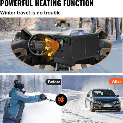 💥Last day special price $42.97- 8KW Diesel Heater All in One, Diesel Air Heater with Bluetooth App Control