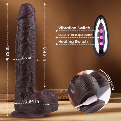 【Discreet Delivery】Macho - Movable Foreskin Powerful & Realistic Thrusting Secret Self-Care Dildo